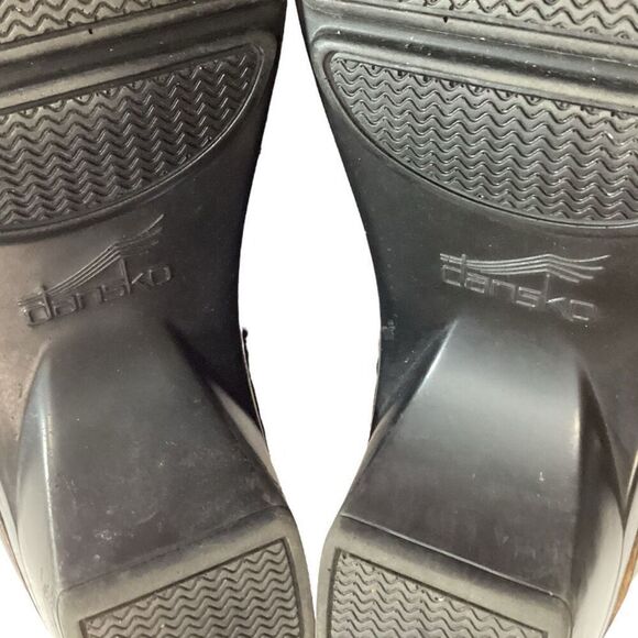 Dansko Sienna Leather Brown Clogs Mules Nursing Shoes US Women’s Size 9.5 EU 40 - Picture 7 of 11